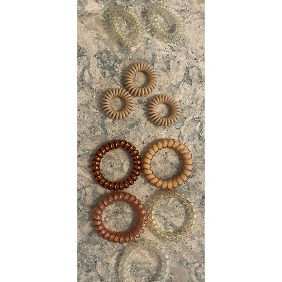 Target 10 Scrunci Plastic Multi Sizes Hair Pony Tail Holder - Picture 8 of 8